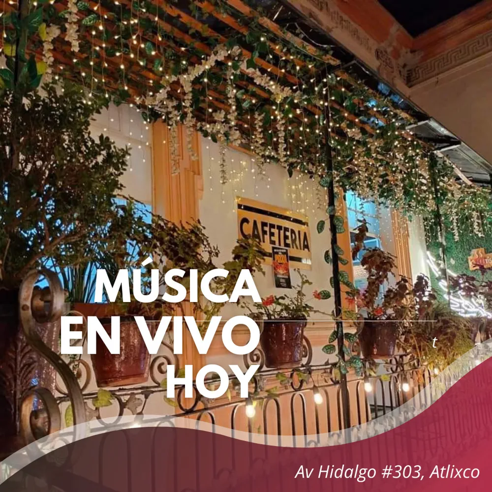 Música en Vivo todos los Miércoles de 7:00 pm a 10:00 pm